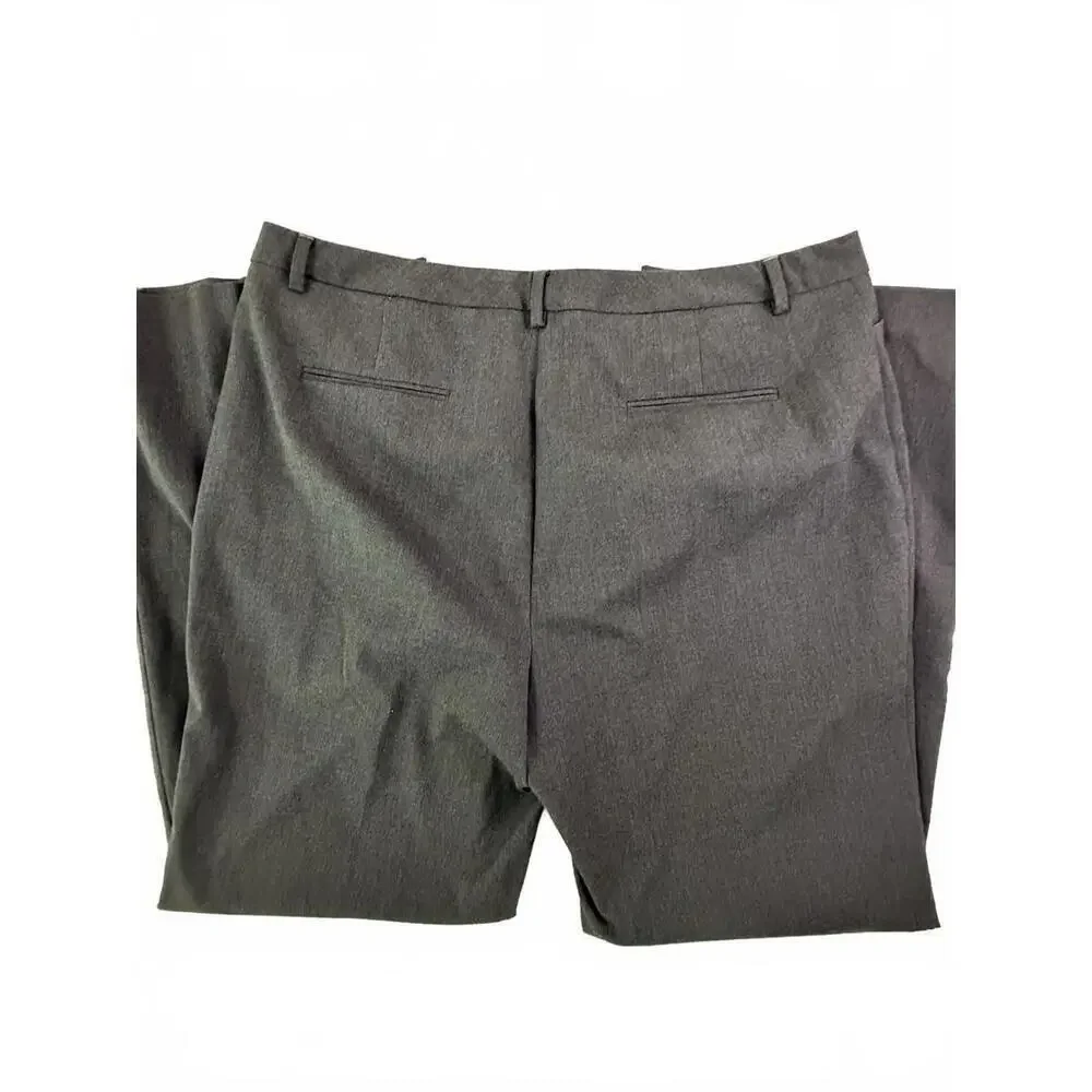 Coldwater Creek Pants Women Size 16 Dark  Gray Pants Stretch Bootcut Business